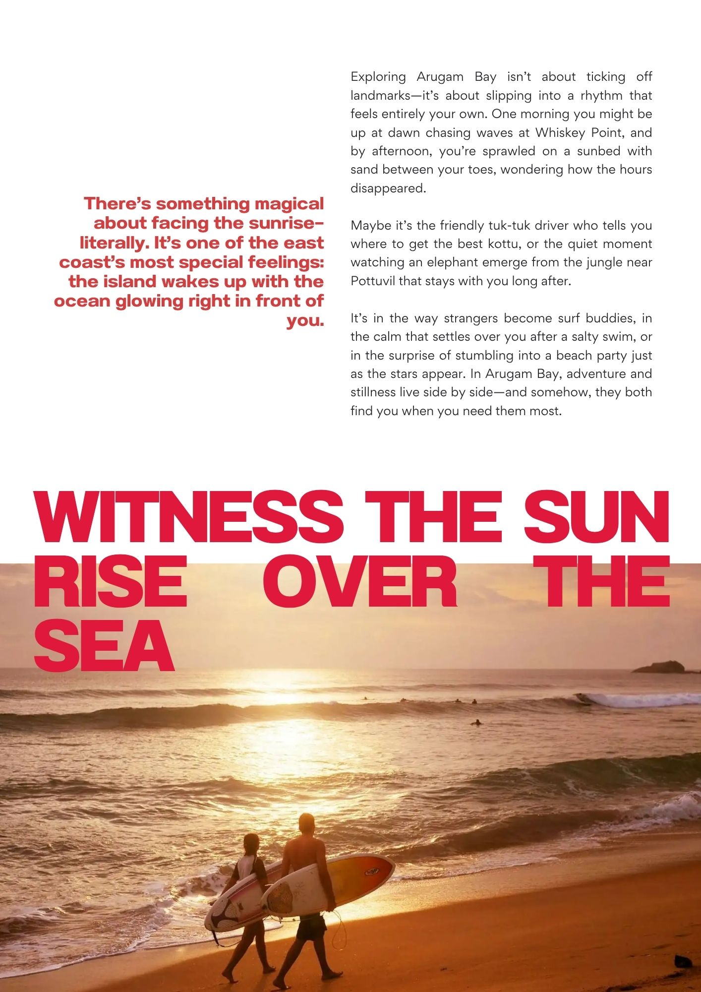 LUXESIO Magazine — Arugam Bay east coast Sri Lanka