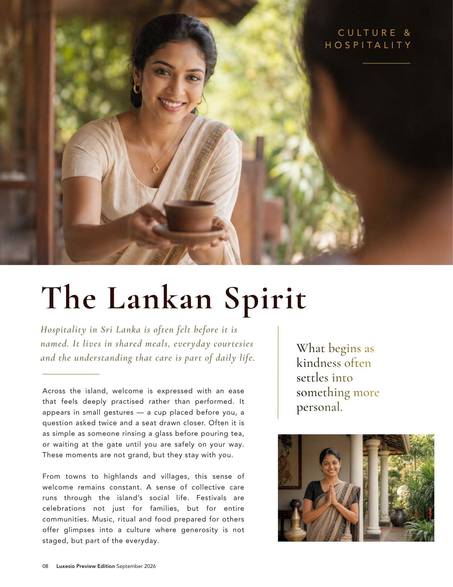 LUXESIO Magazine — Sri Lankan Spirit, Culture & Hospitality.
