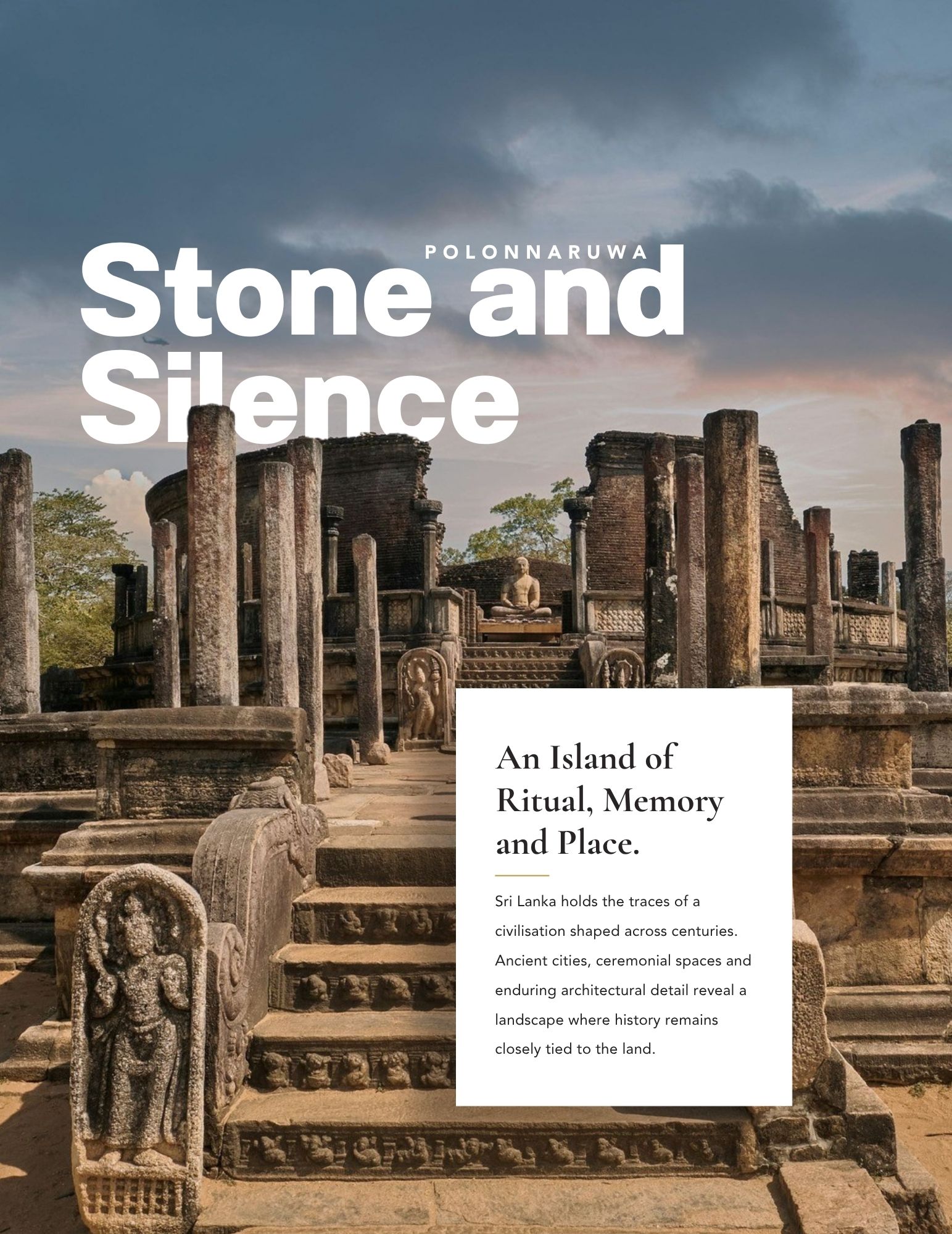 LUXESIO Magazine — An Island of ritual, Polonnaruwa Sri Lanka